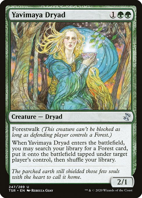 Yavimaya Dryad - Time Spiral Remastered Uncommon Card