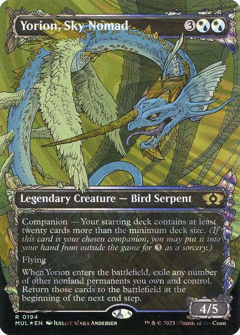 Yorion, Sky Nomad - Multiverse Legends Rare Card