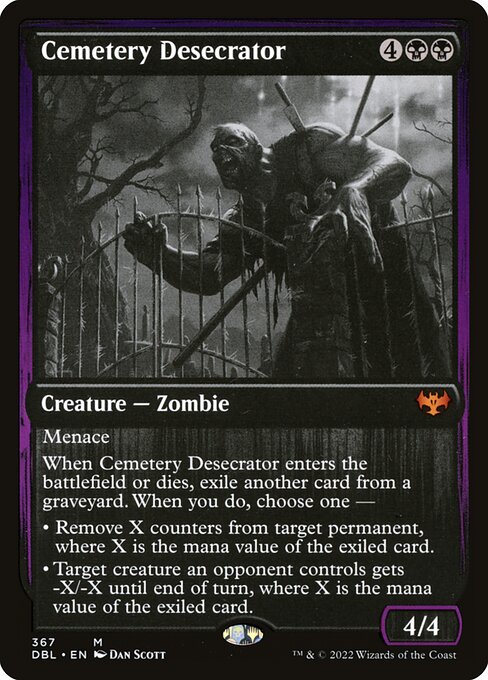 Cemetery Desecrator - Innistrad: Double Feature Mythic Card