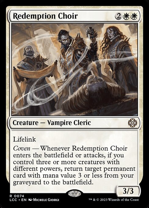 Redemption Choir - The Lost Caverns of Ixalan Commander Rare Card