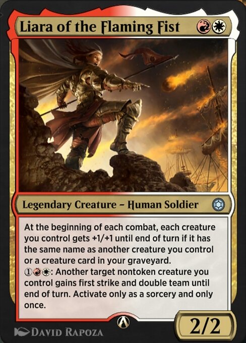 Liara of the Flaming Fist - Alchemy Horizons: Baldur's Gate Uncommon Card