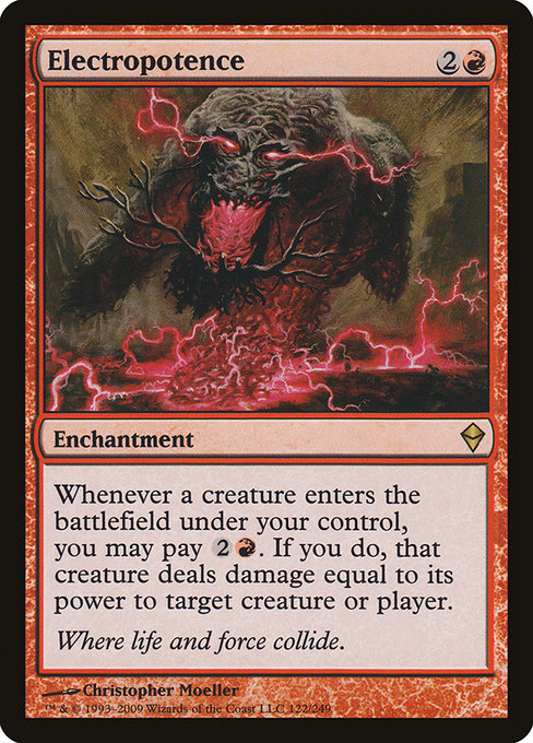Electropotence - Zendikar Rare Card