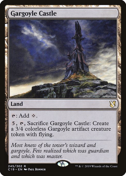 Gargoyle Castle - Commander 2019 Rare Card