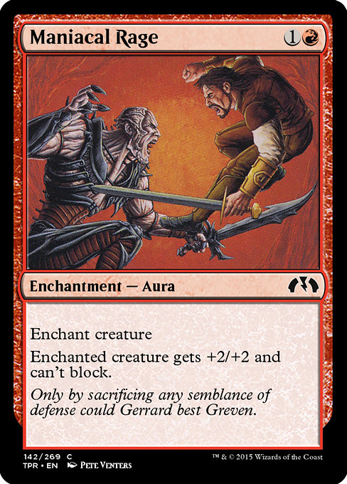 Maniacal Rage - Tempest Remastered Common Card