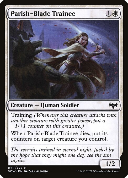 Parish-Blade Trainee - Innistrad: Crimson Vow Common Card