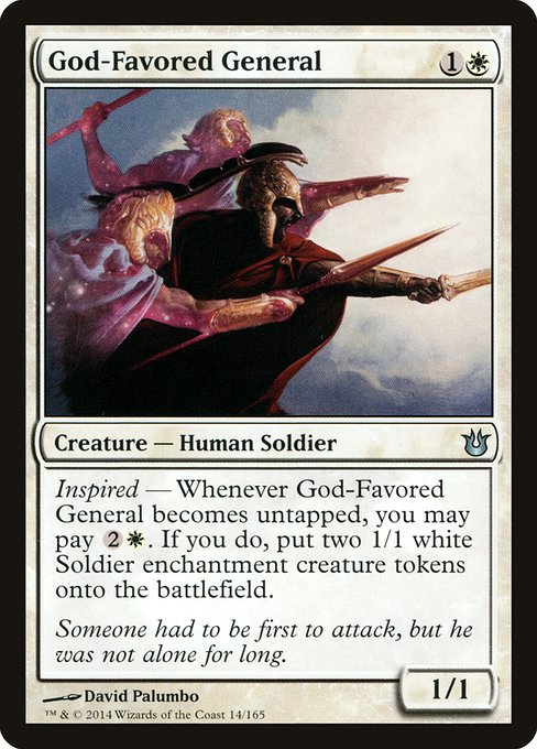 God-Favored General - Born of the Gods Uncommon Card