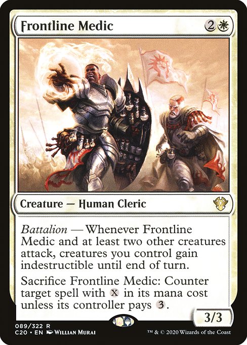 Frontline Medic - Commander 2020 Rare Card