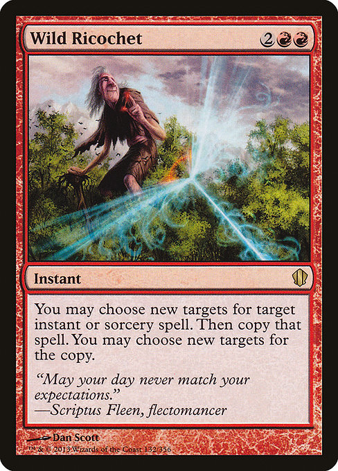 Wild Ricochet - Commander 2013 Rare Card