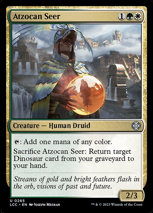 Atzocan Seer - The Lost Caverns of Ixalan Commander Uncommon Card