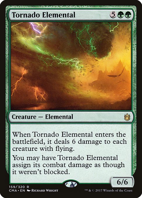 Tornado Elemental - Commander Anthology Rare Card