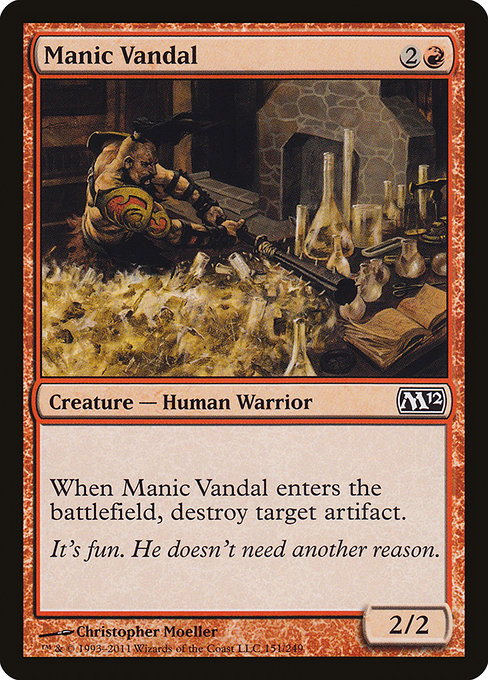 Manic Vandal - Magic 2012 Common Card