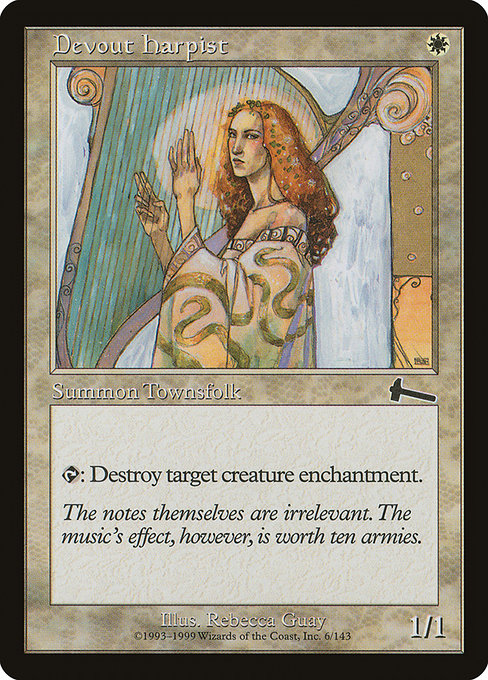 Devout Harpist - Urza's Legacy Common Card