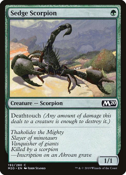 Sedge Scorpion - Core Set 2020 Common Card