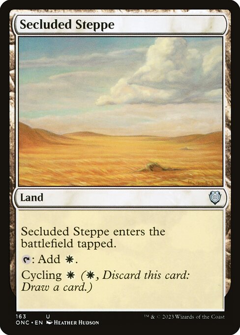 Secluded Steppe - Phyrexia: All Will Be One Commander Uncommon Card