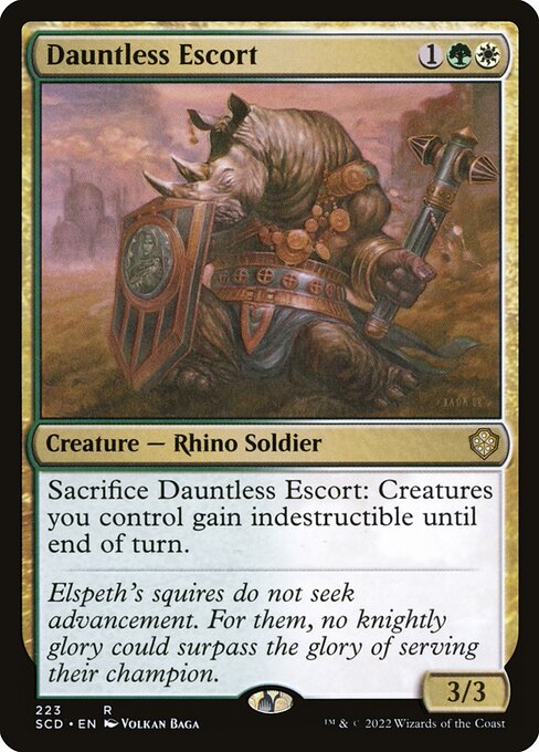 Dauntless Escort - Starter Commander Decks Rare Card