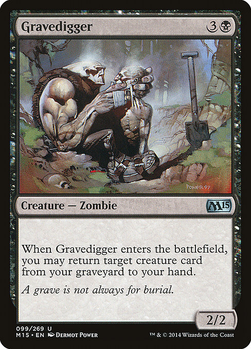 Gravedigger - Magic 2015 Uncommon Card