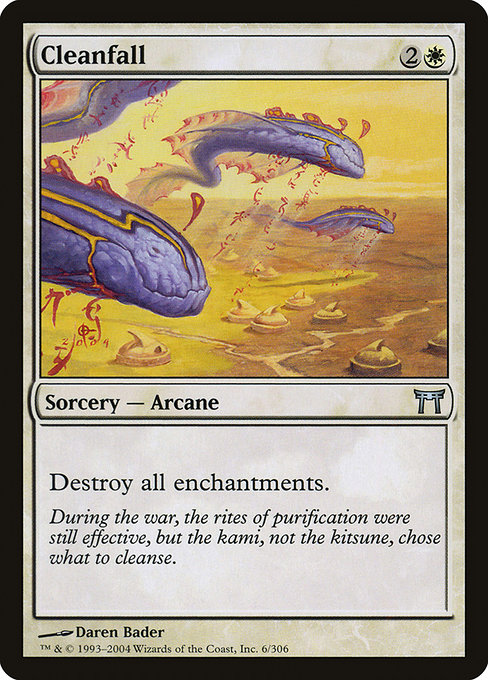 Cleanfall - Champions of Kamigawa Uncommon Card
