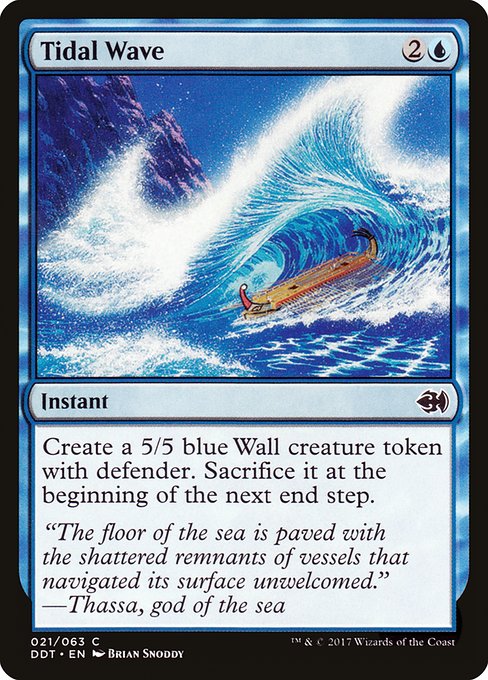 Tidal Wave - Duel Decks: Merfolk vs. Goblins Common Card
