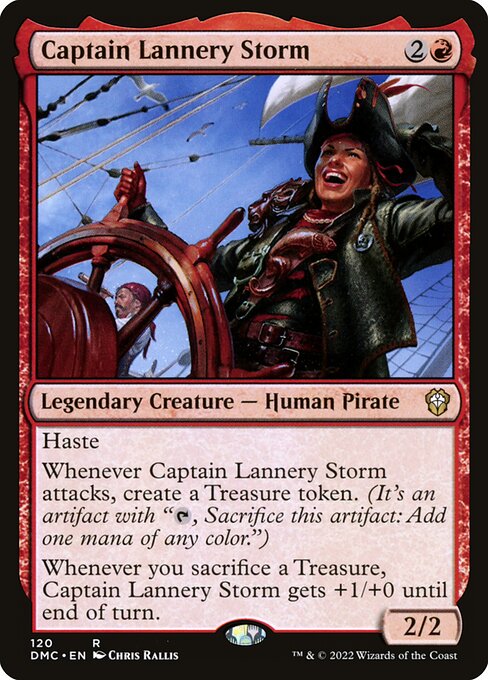 Captain Lannery Storm - Dominaria United Commander Rare Card
