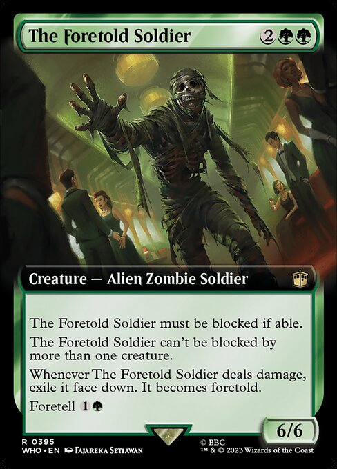 The Foretold Soldier - Doctor Who Rare Card