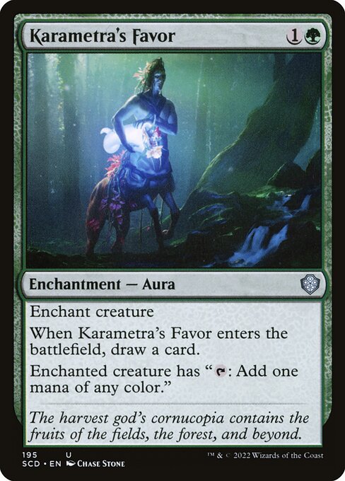 Karametra's Favor - Starter Commander Decks Uncommon Card