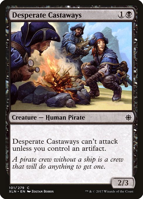Desperate Castaways - Ixalan Common Card