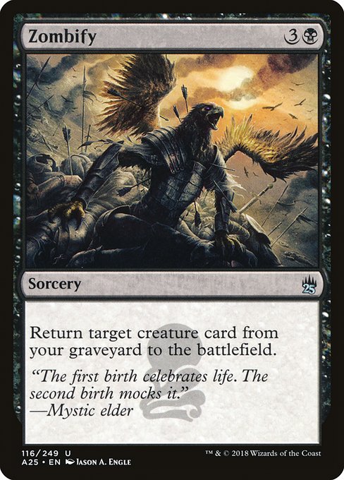 Zombify - Masters 25 Uncommon Card