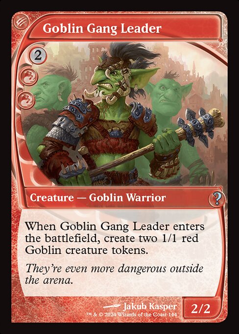 Goblin Gang Leader - Mystery Booster 2 Uncommon Card