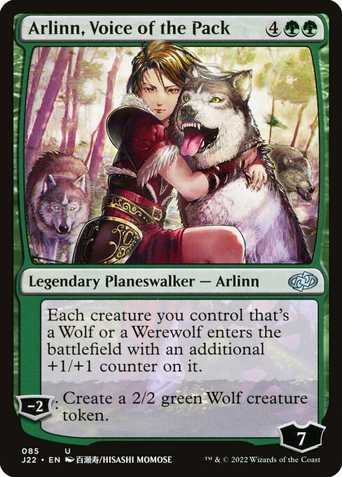 Arlinn, Voice of the Pack - Jumpstart 2022 Uncommon Card