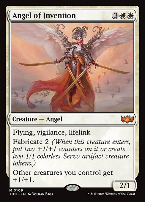 Angel of Invention - Tarkir: Dragonstorm Commander Mythic Card