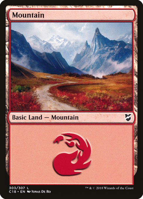 Mountain - Commander 2018 Common Card