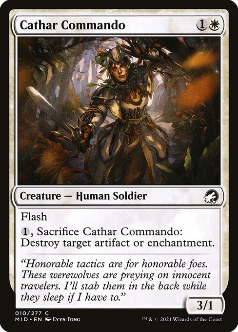 Cathar Commando - Innistrad: Midnight Hunt Common Card