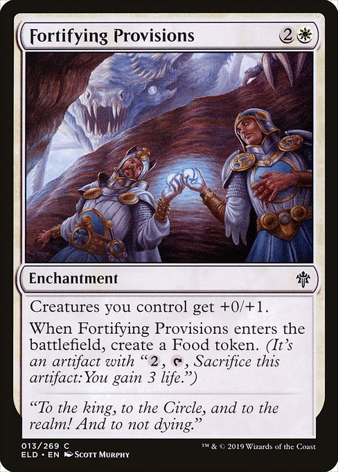 Fortifying Provisions - Throne of Eldraine Common Card