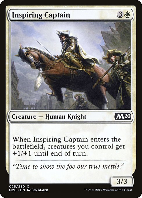 Inspiring Captain - Core Set 2020 Common Card