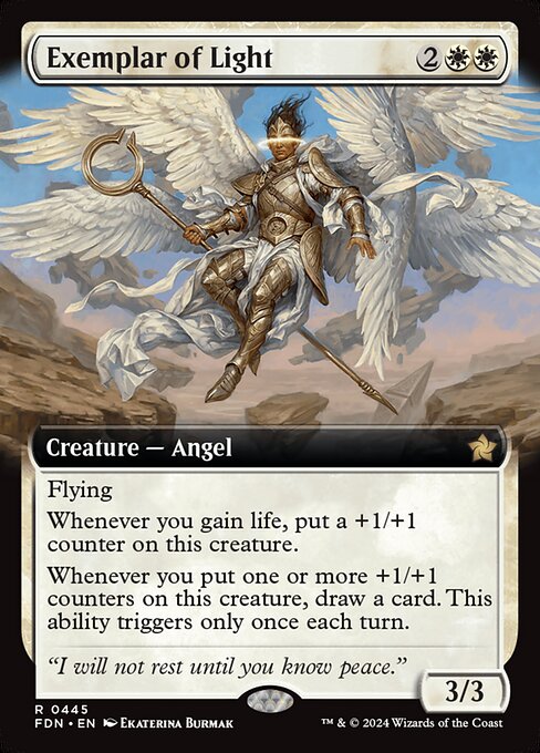 Exemplar of Light - Foundations Rare Card