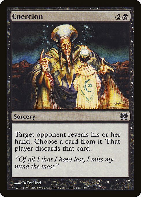 Coercion - Ninth Edition Common Card
