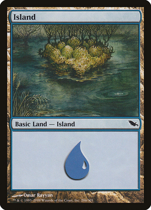 Island - Shadowmoor Common Card