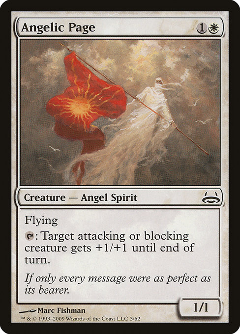 Angelic Page - Duel Decks: Divine vs. Demonic Common Card