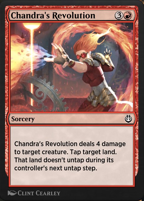 Chandra's Revolution - Kaladesh Remastered Common Card