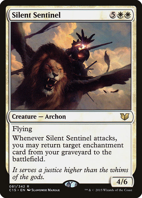 Silent Sentinel - Commander 2015 Rare Card