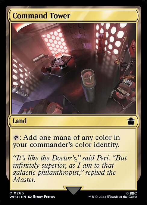 Command Tower - Doctor Who Common Card