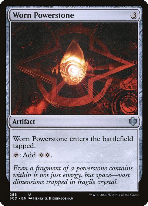Worn Powerstone - Starter Commander Decks Uncommon Card