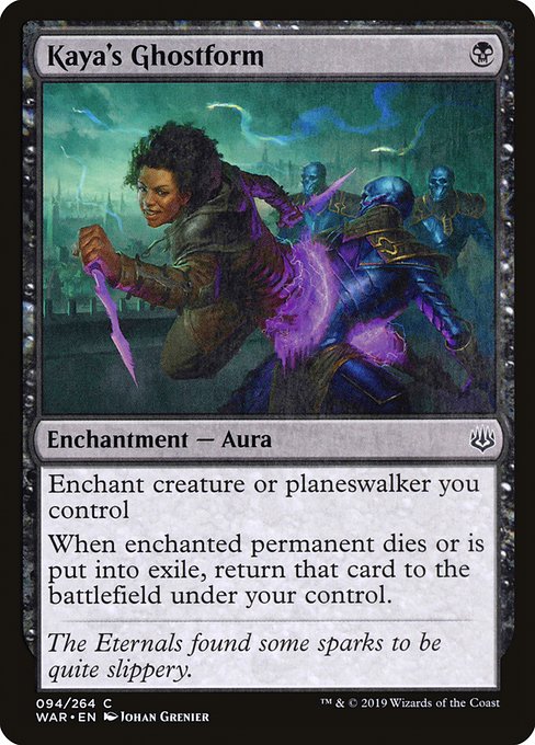 Kaya's Ghostform - War of the Spark Common Card