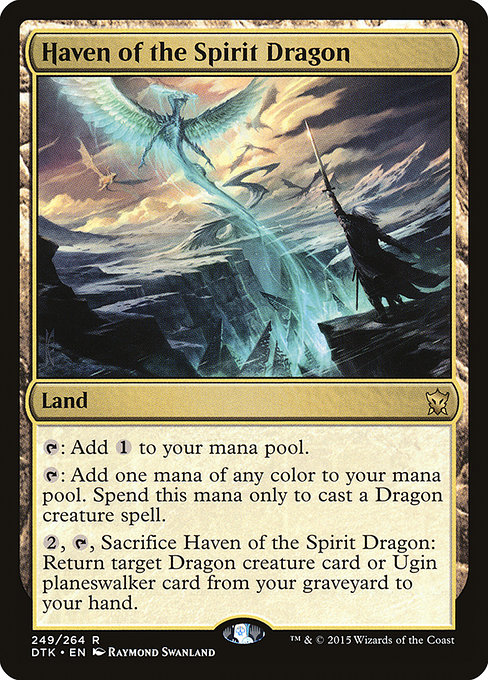 Haven of the Spirit Dragon - Dragons of Tarkir Rare Card