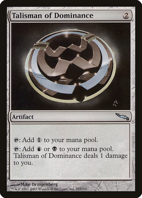 Talisman of Dominance - Mirrodin Uncommon Card