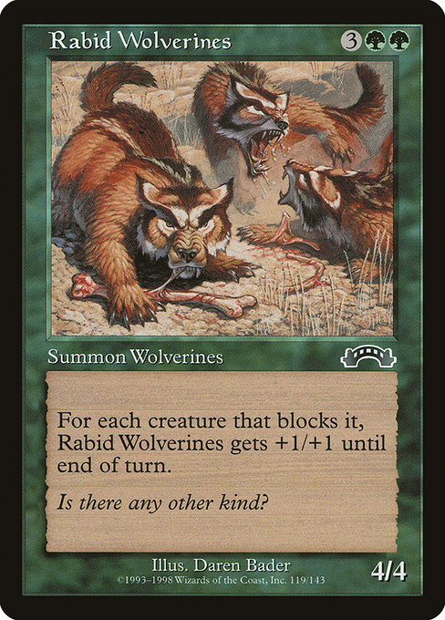 Rabid Wolverines - Exodus Common Card