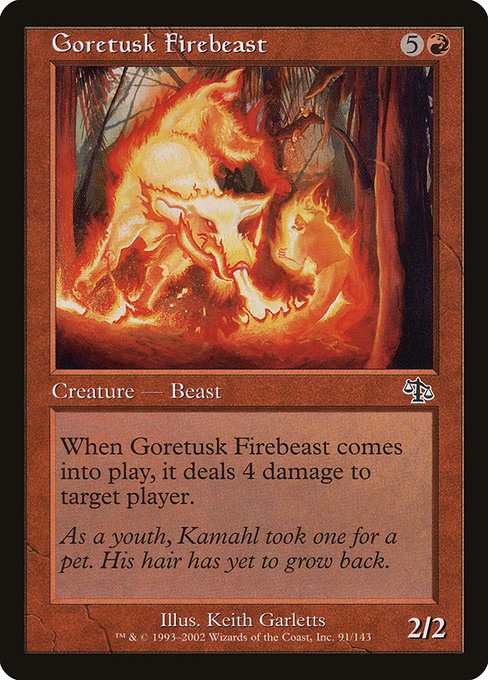 Goretusk Firebeast - Judgment Common Card
