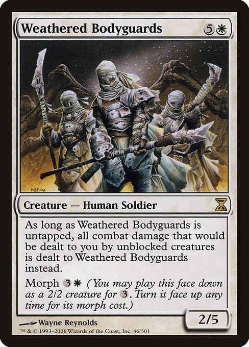 Weathered Bodyguards - Time Spiral Rare Card