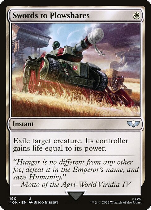Swords to Plowshares - Warhammer 40,000 Commander Uncommon Card