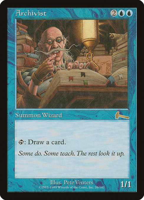 Archivist - Urza's Legacy Rare Card